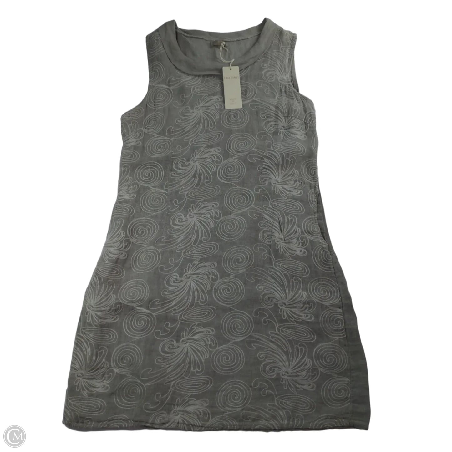 Dress Casual Midi By Clothes Mentor In Grey, Size: Xl