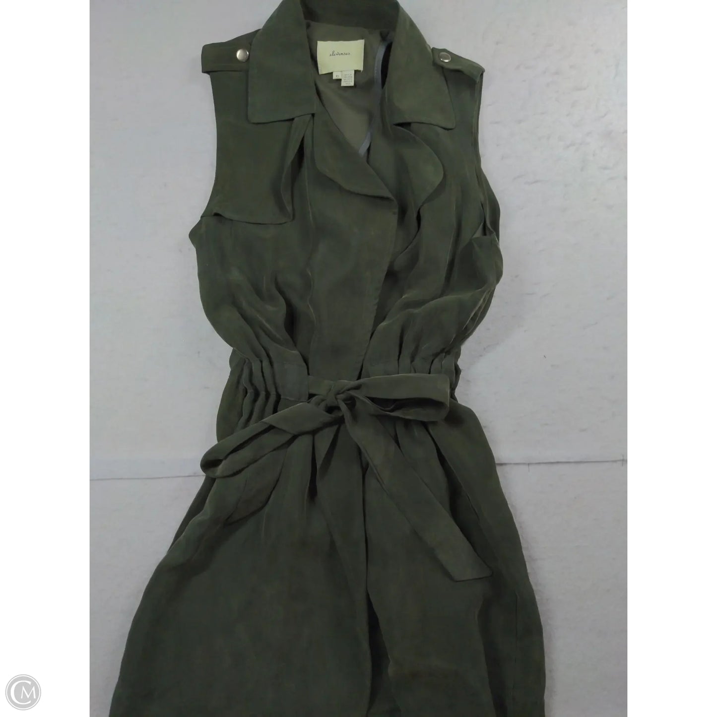Dress Casual Midi By Elevenses In Green, Size: Xs