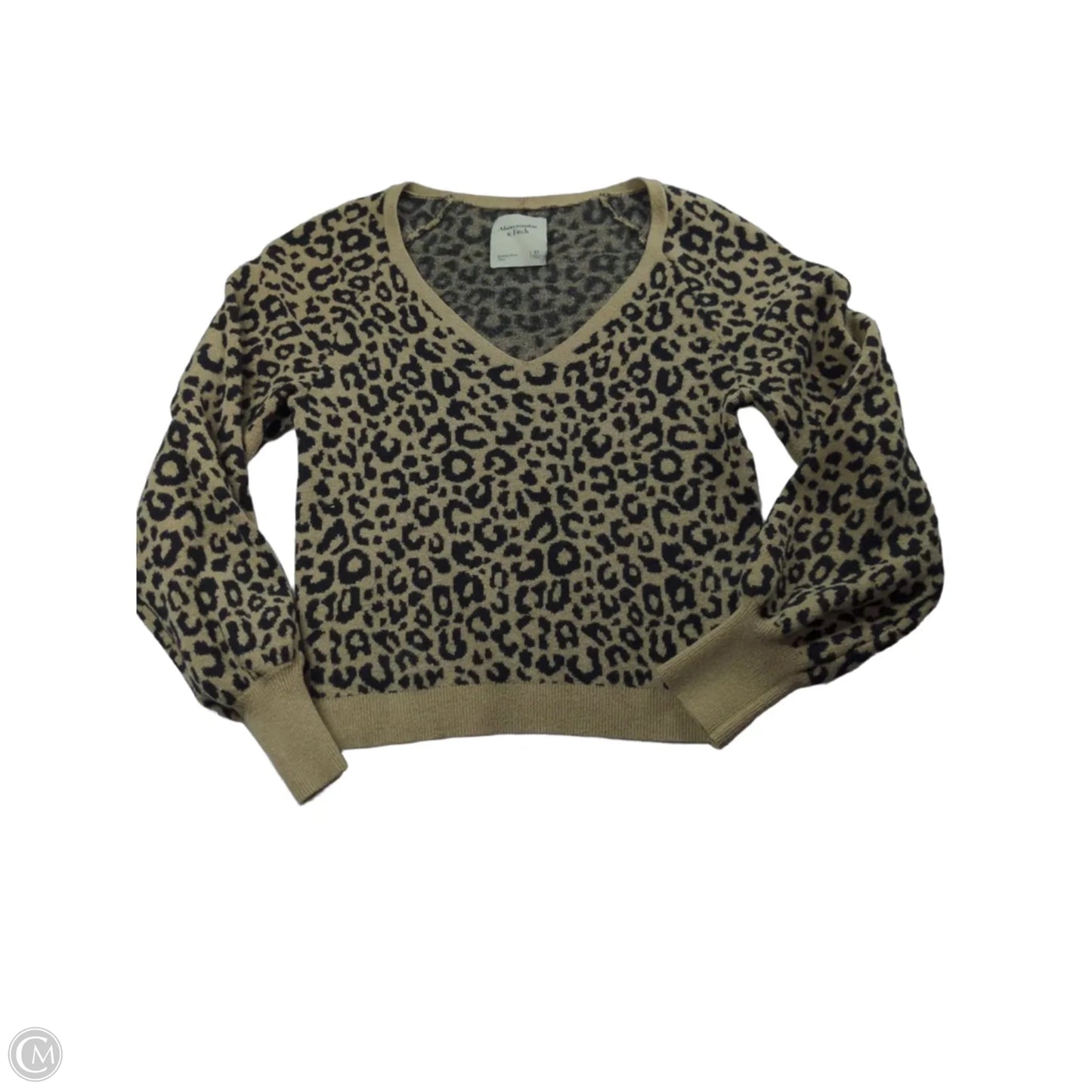 Sweater By Abercrombie And Fitch In Animal Print, Size: Xs