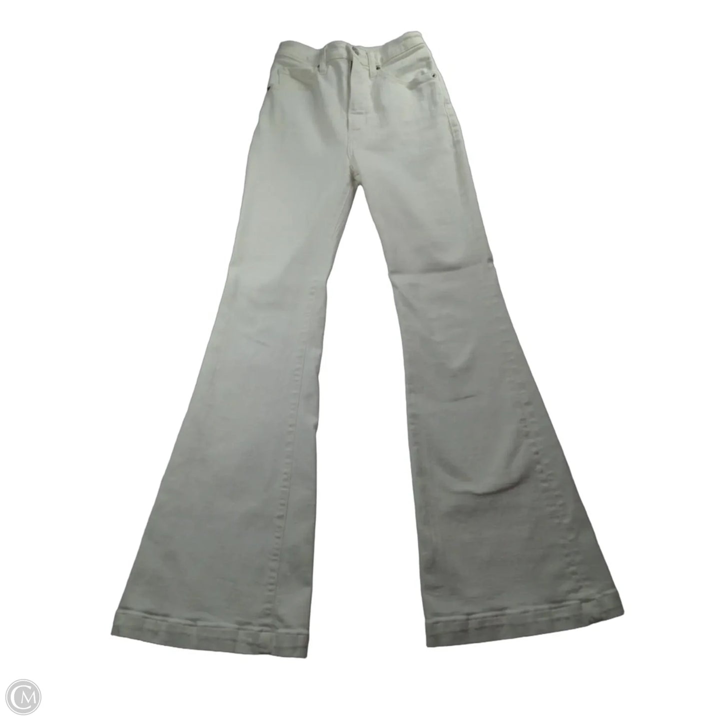 Jeans Boot Cut By Abercrombie And Fitch In White, Size: 24