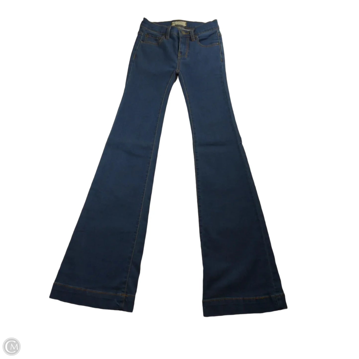 Jeans Boot Cut By Free People In Blue Denim, Size: 24