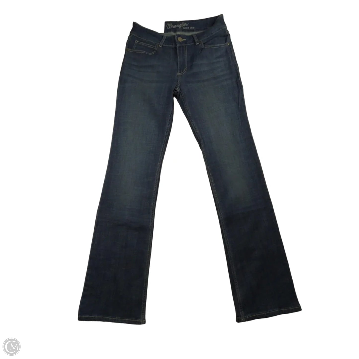Jeans Boot Cut By Wrangler In Blue Denim, Size: 8