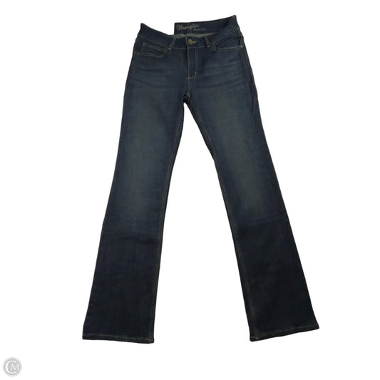 Jeans Boot Cut By Wrangler In Blue Denim, Size: 8