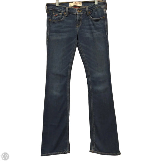 Jeans Flared By Hollister In Blue Denim, Size: 26