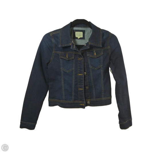 Jacket Denim By Wax Jean In Blue Denim, Size: S