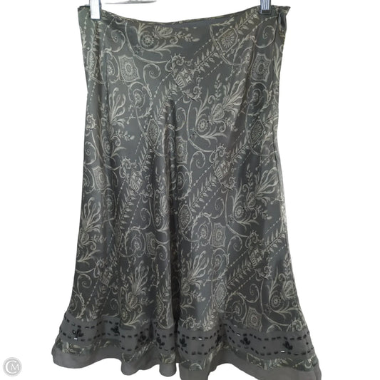 Skirt Midi By White House Black Market In Black & Grey, Size: 2