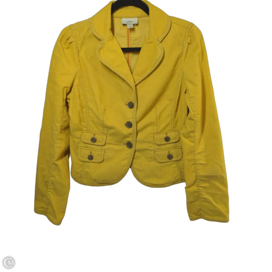 Jacket Other By Loft In Yellow, Size: 4