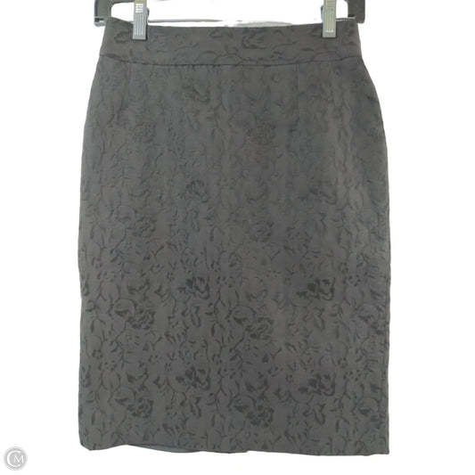 Skirt Midi By Banana Republic In Black, Size: 0