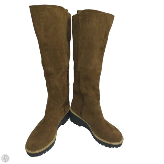 Boots Knee Flats By Dolce Vita In Black & Brown, Size: 6