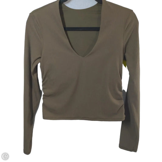 Top Long Sleeve By Lululemon In Brown, Size: S