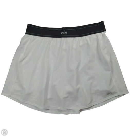 Athletic Skort By Alo In White, Size: L