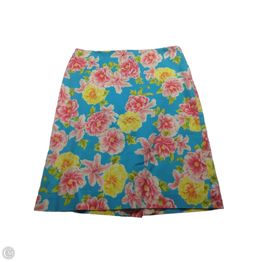 Skirt Mini & Short By Jones New York In Floral Print, Size: 4