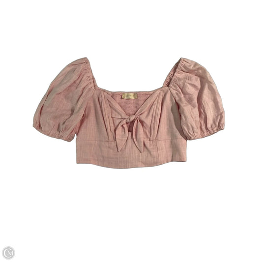 Top Short Sleeve By Altard State In Pink, Size: M