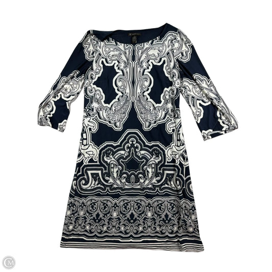 Dress Casual Short By Inc In Blue & White, Size: M