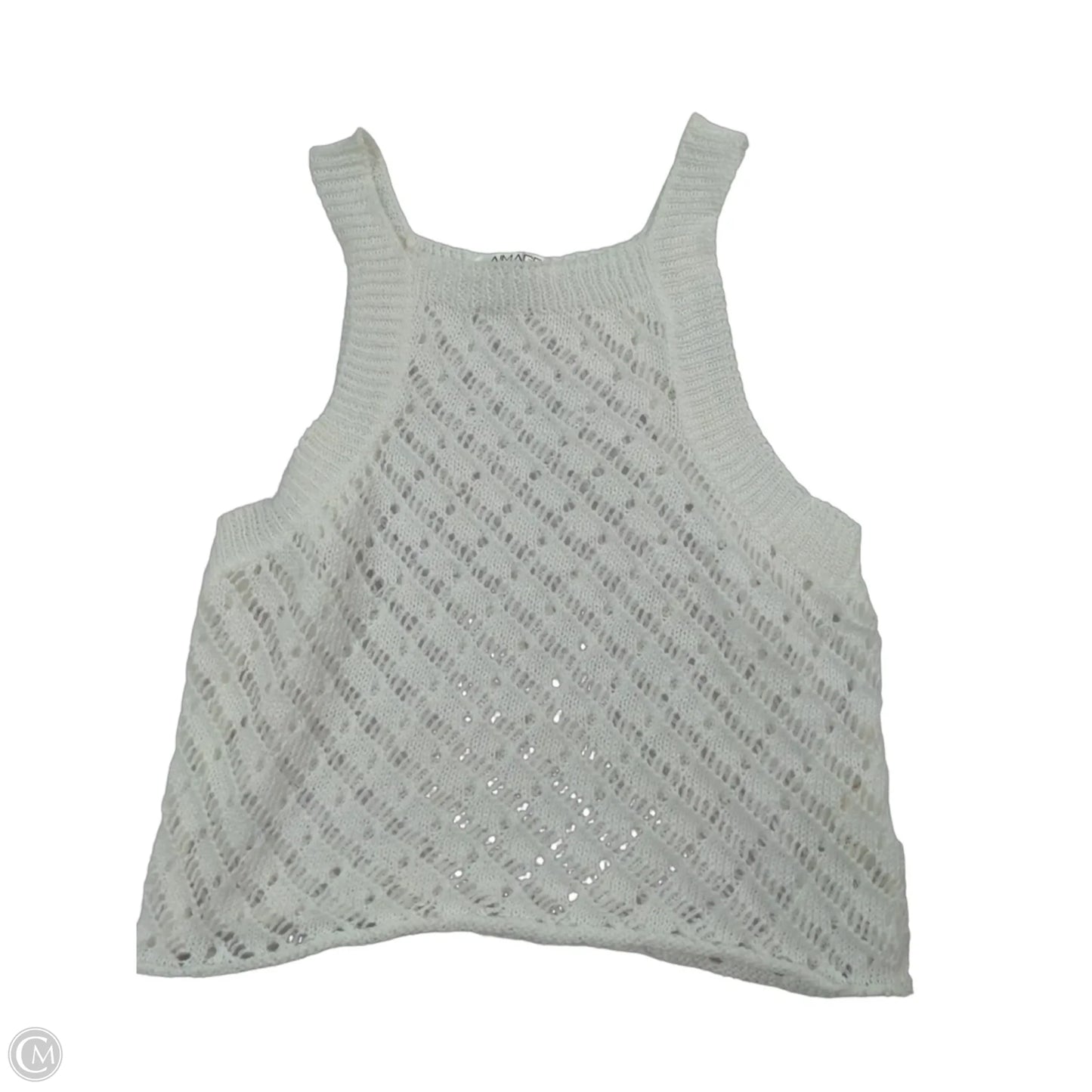 Tank Top By Clothes Mentor In White, Size: M