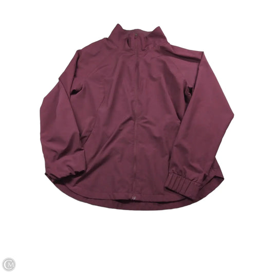 Jacket Windbreaker By The North Face In Maroon, Size: L
