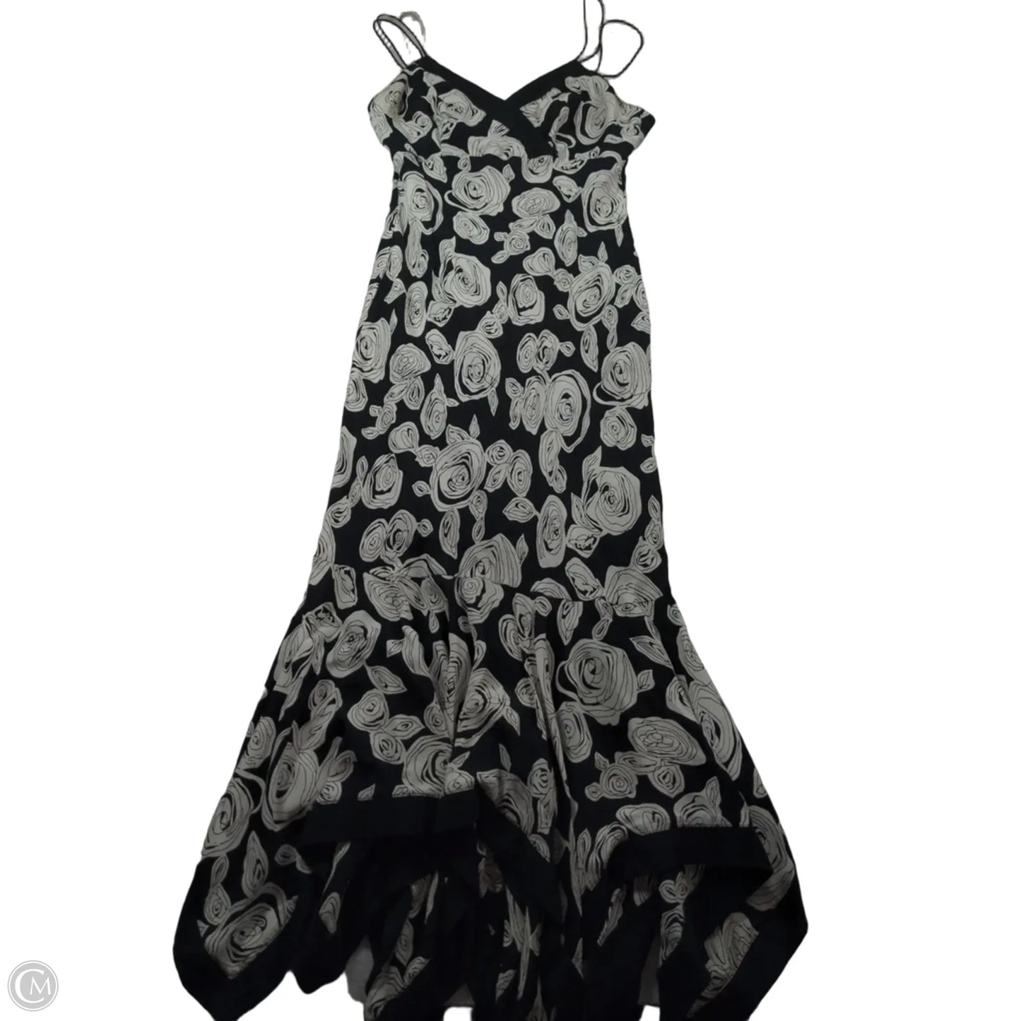 Dress Party Midi By White House Black Market In Black & White, Size: 6