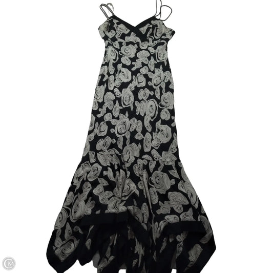 Dress Party Midi By White House Black Market In Black & White, Size: 6