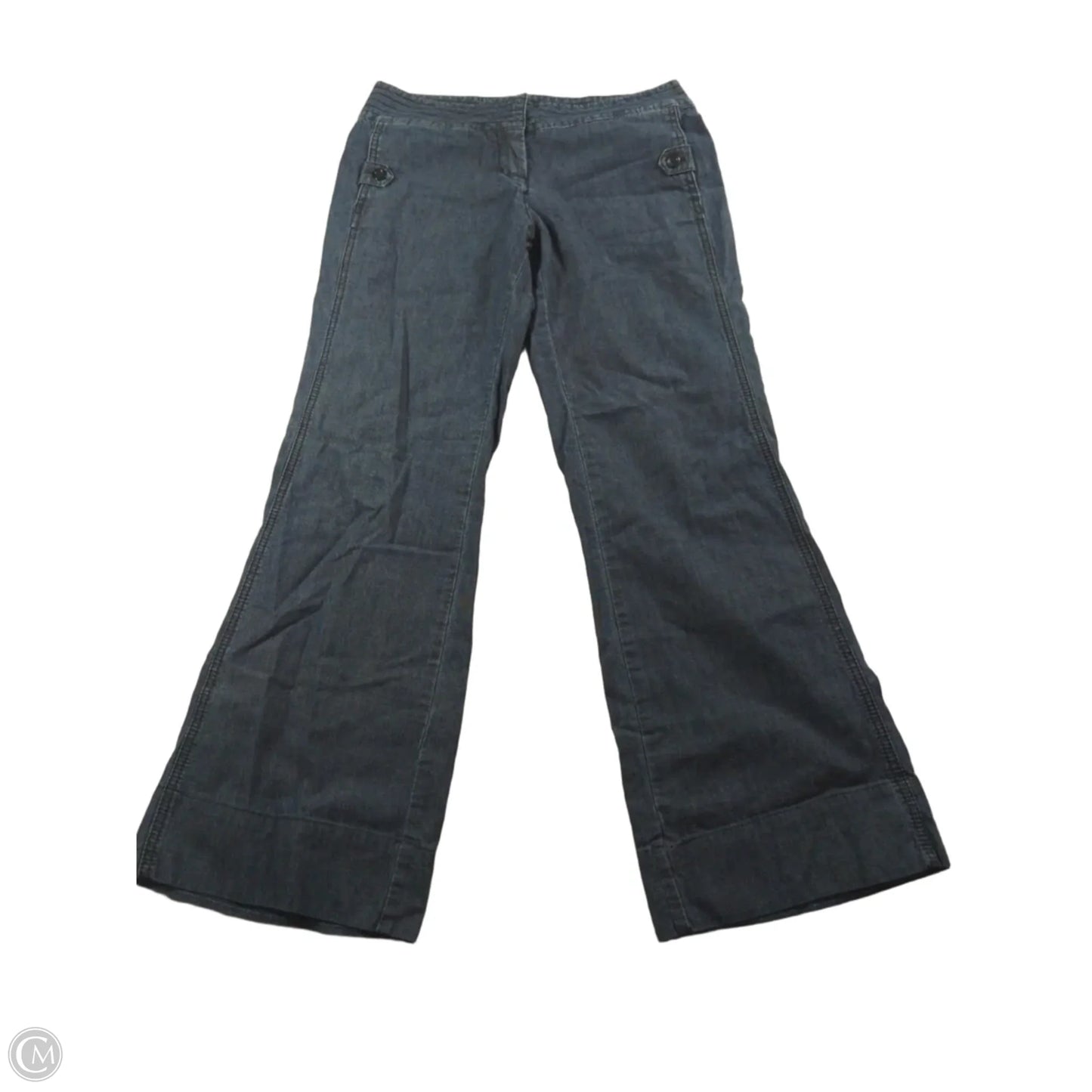 Pants Cropped By Clothes Mentor In Blue Denim, Size: 26