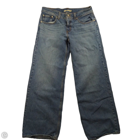 Jeans Wide Leg By Levis In Blue Denim, Size: 10