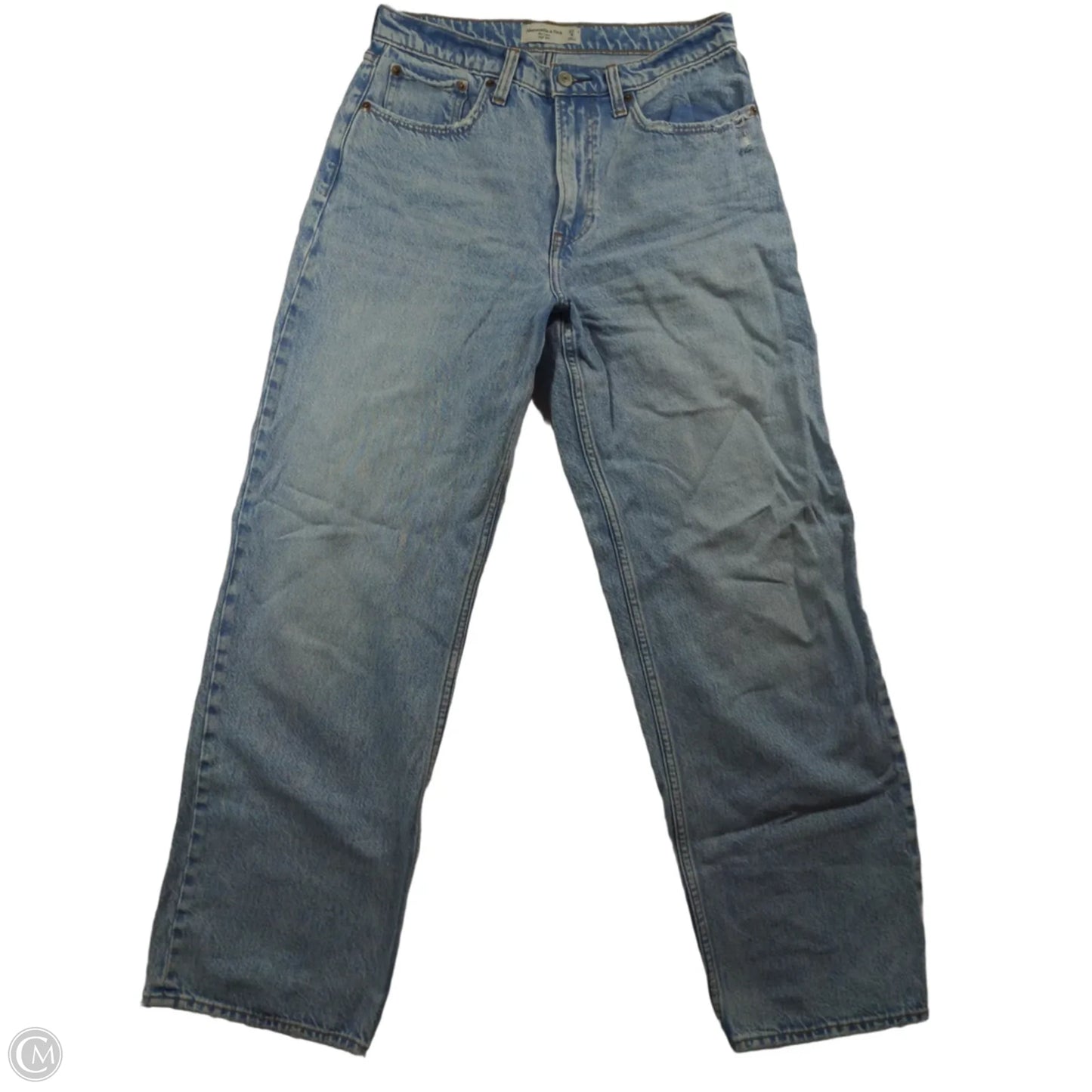Jeans Boyfriend By Abercrombie And Fitch In Blue Denim, Size: 4