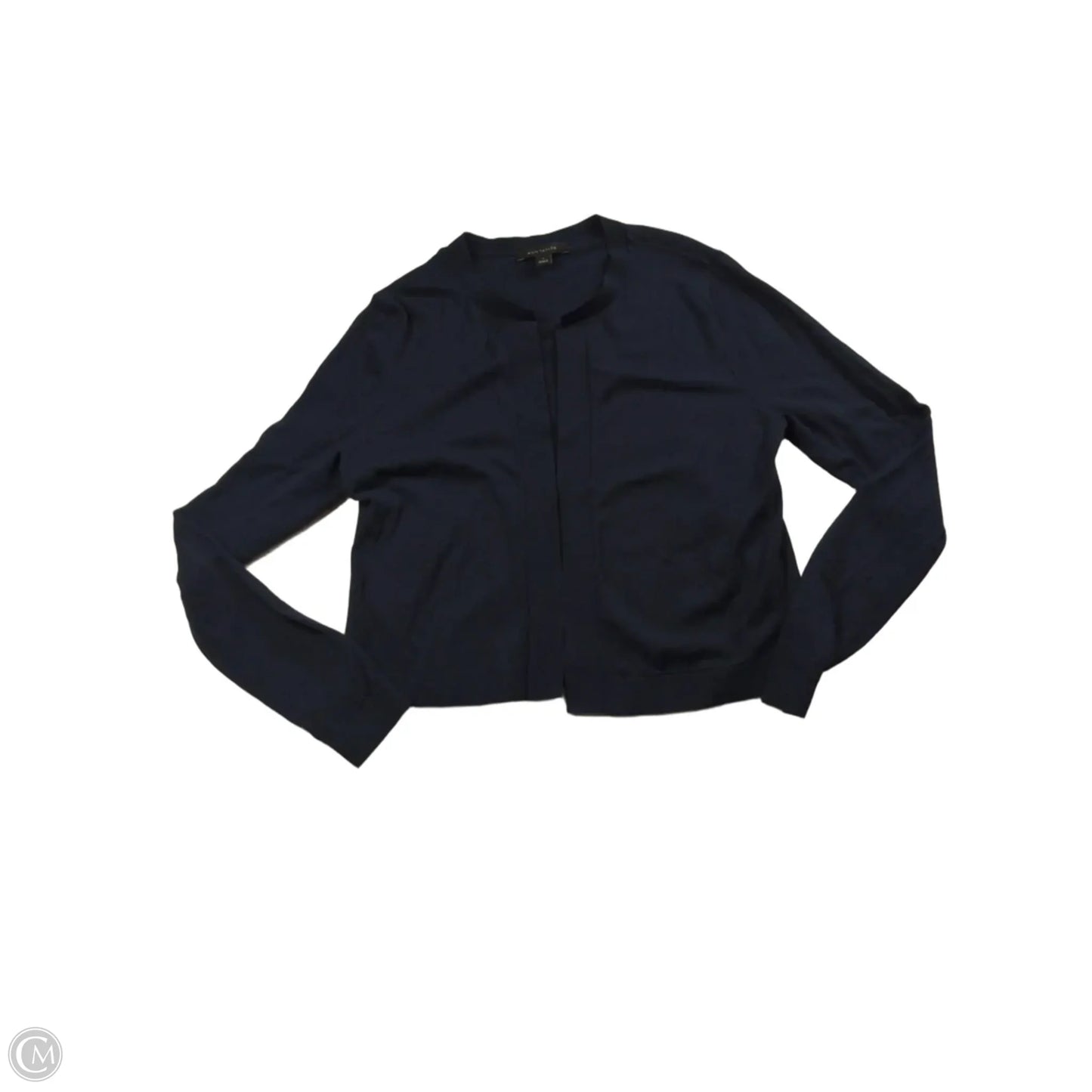 Sweater Cardigan By Ann Taylor In Navy, Size: S
