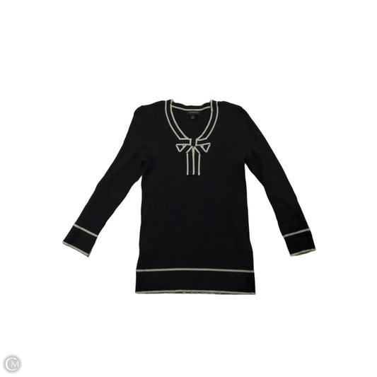 Sweater By Talbots In Black & White, Size: Xs