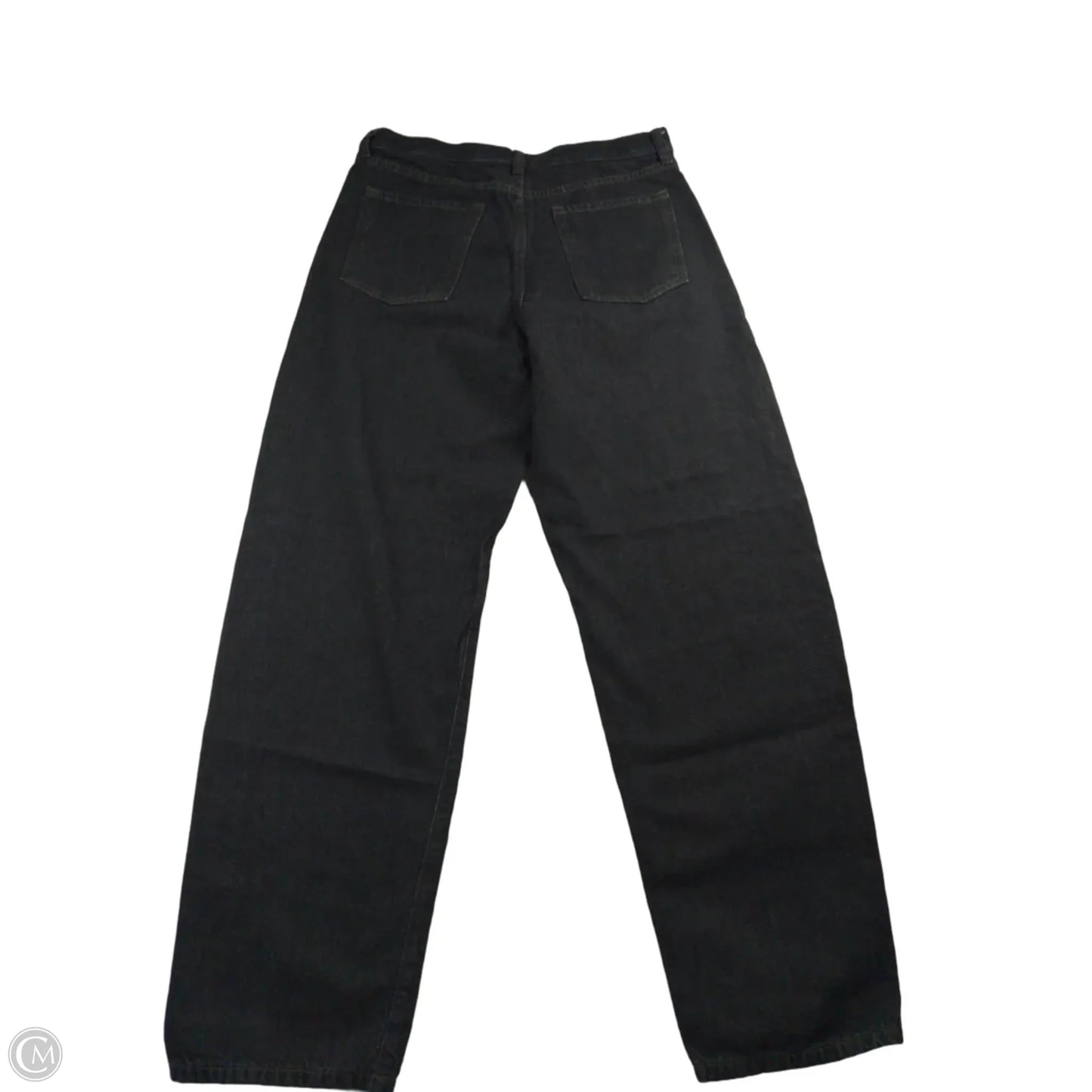 Jeans Wide Leg By Banana Republic In Black Denim, Size: 12