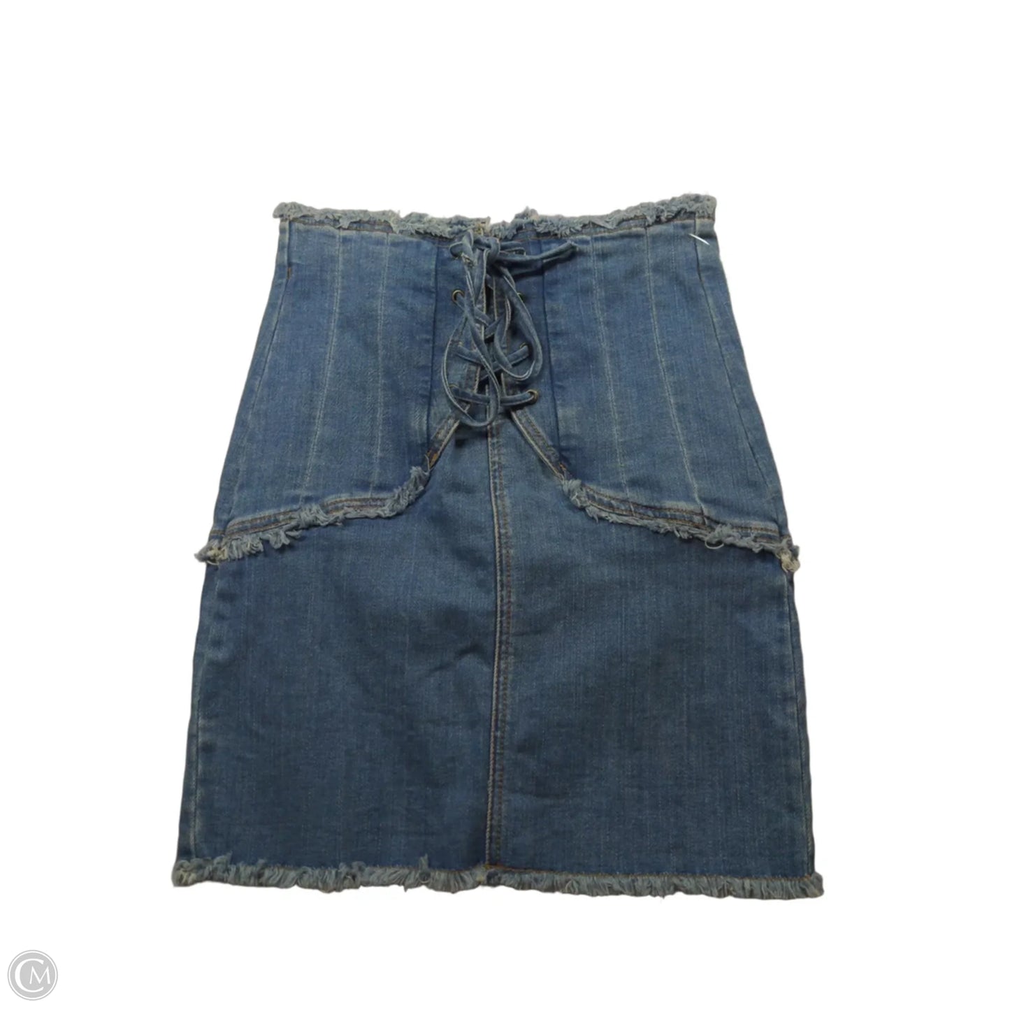 Skirt Mini & Short By Bardot In Blue Denim, Size: 28