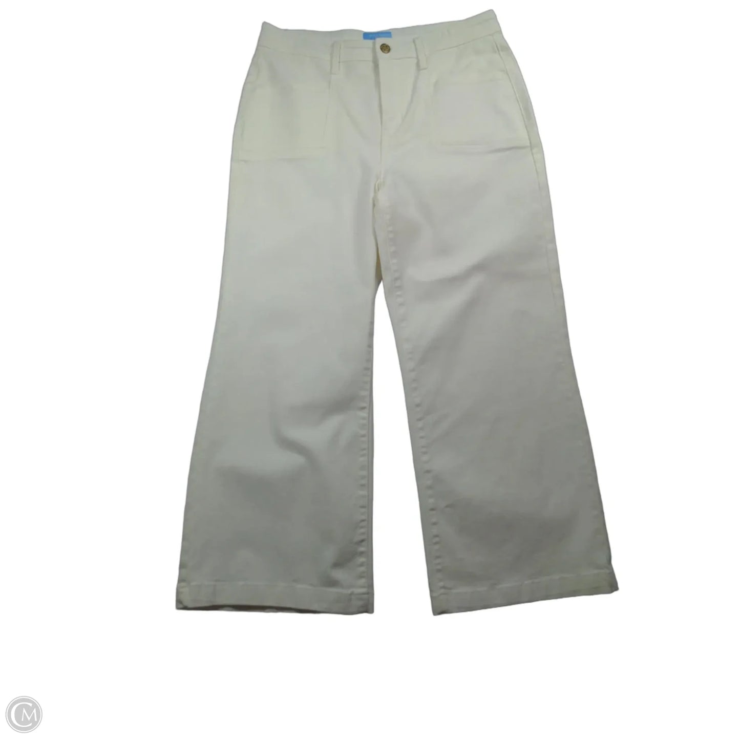 Jeans Wide Leg By Draper James Rsvp In White, Size: 14