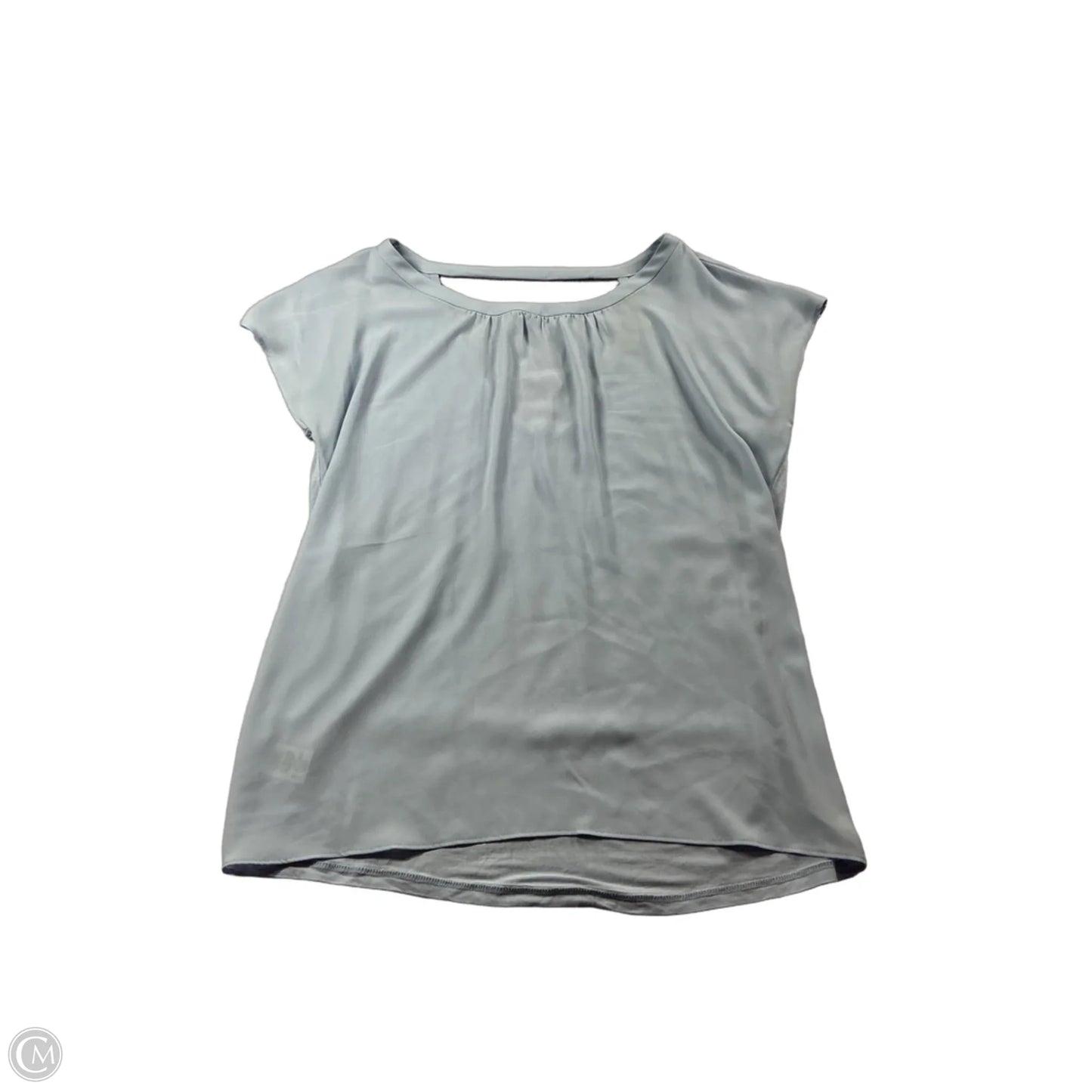 Blouse Short Sleeve By Loft In Blue, Size: Xs
