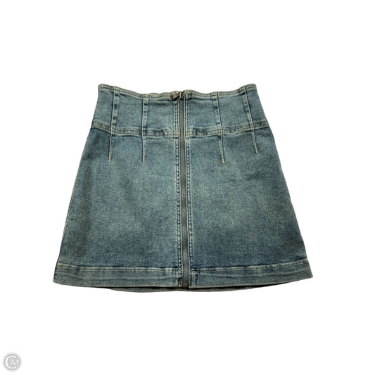 Skirt Mini & Short By We The Free In Blue Denim, Size: 2