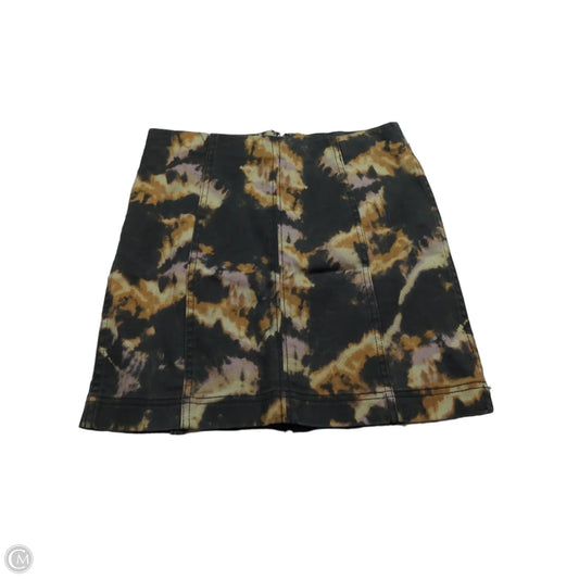 Skirt Mini & Short By Free People In Black & Orange, Size: 4