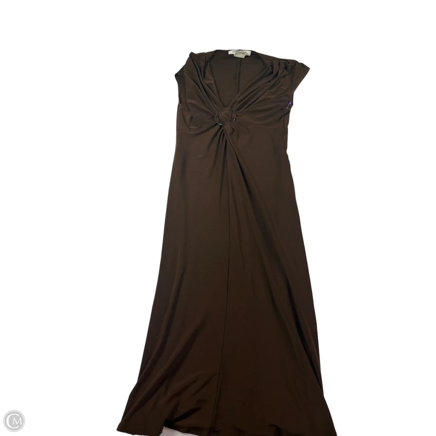 Dress Casual Midi By Evan-picone In Brown, Size: 4