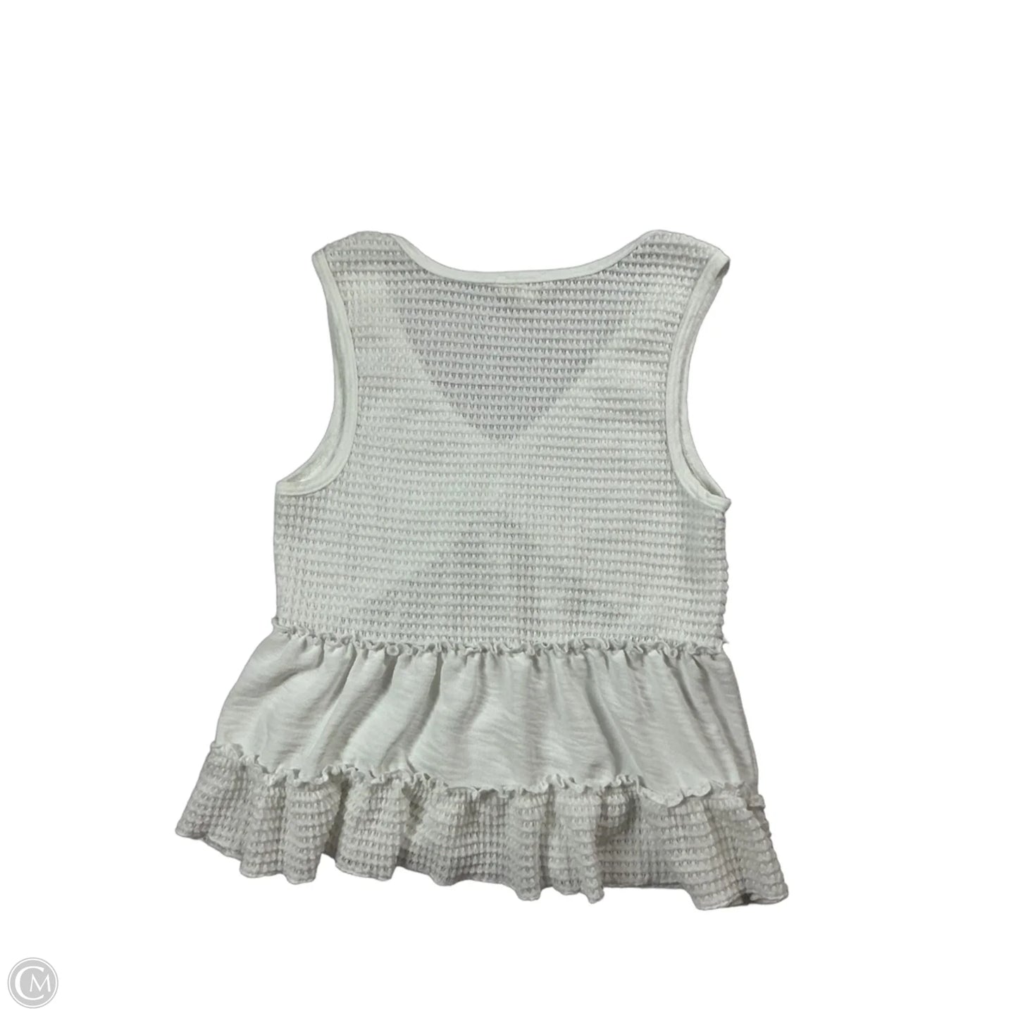 Tank Top By Moa Moa In White, Size: M