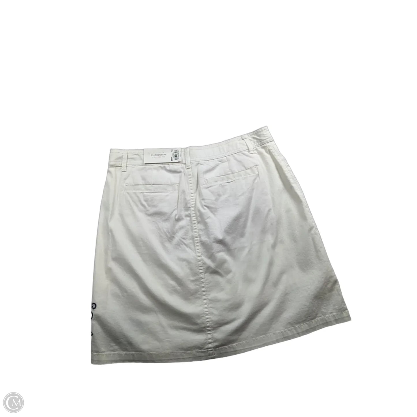 Skort By Croft And Barrow In White, Size: 6