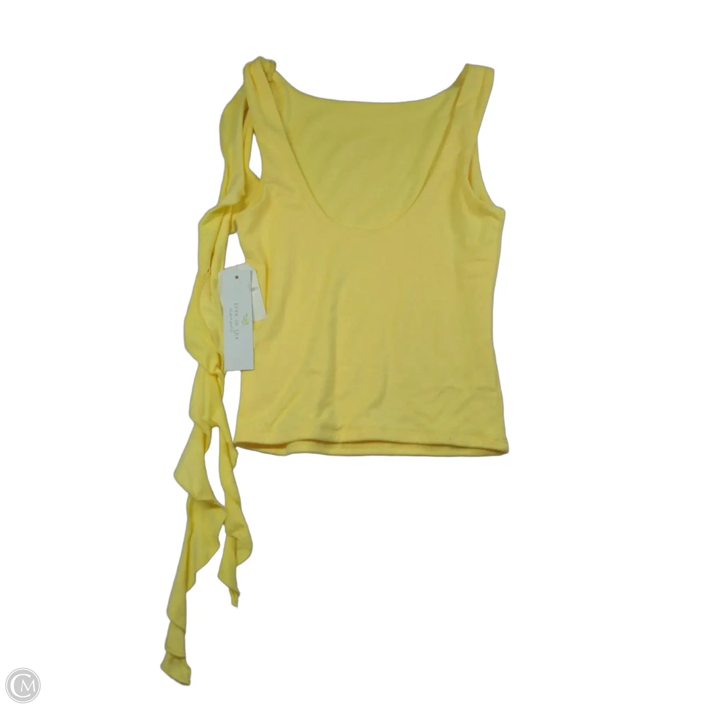 Tank Top By Live In The Moment In Yellow, Size: S