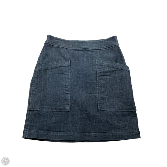 Skirt Mini & Short By Loft In Blue Denim, Size: 2