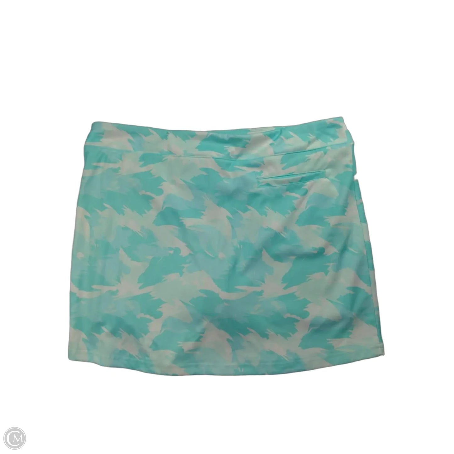 Athletic Skort By Pebble Beach In Aqua, Size: L