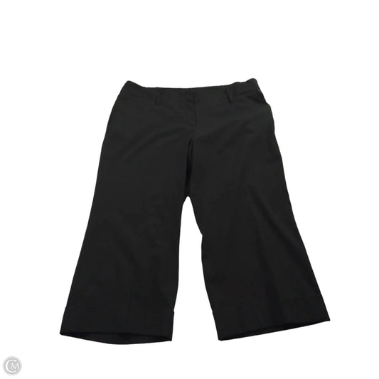 Pants Cropped By Michael By Michael Kors In Black, Size: 14p