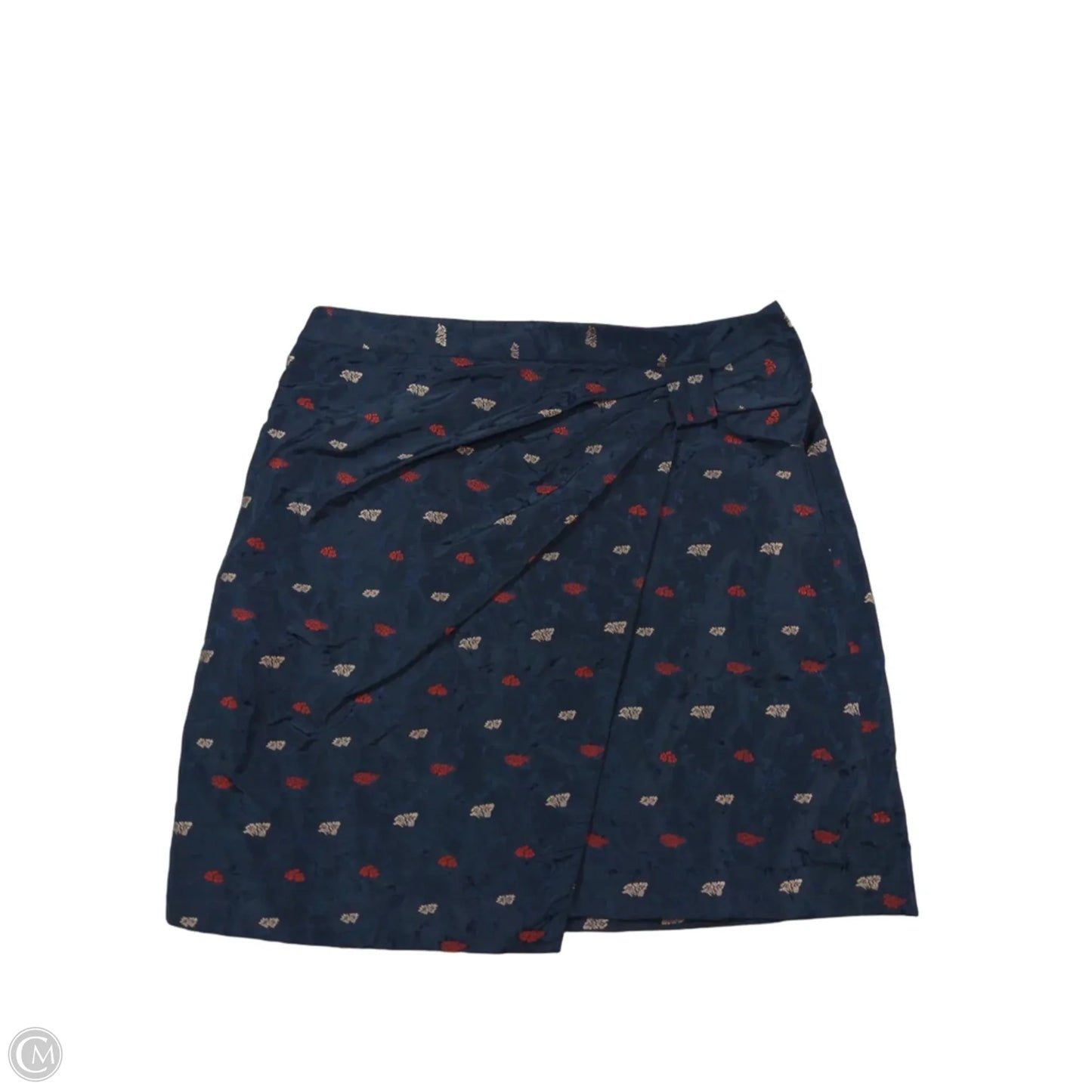 Skirt Maxi By Banana Republic In Blue Red & White, Size: 8