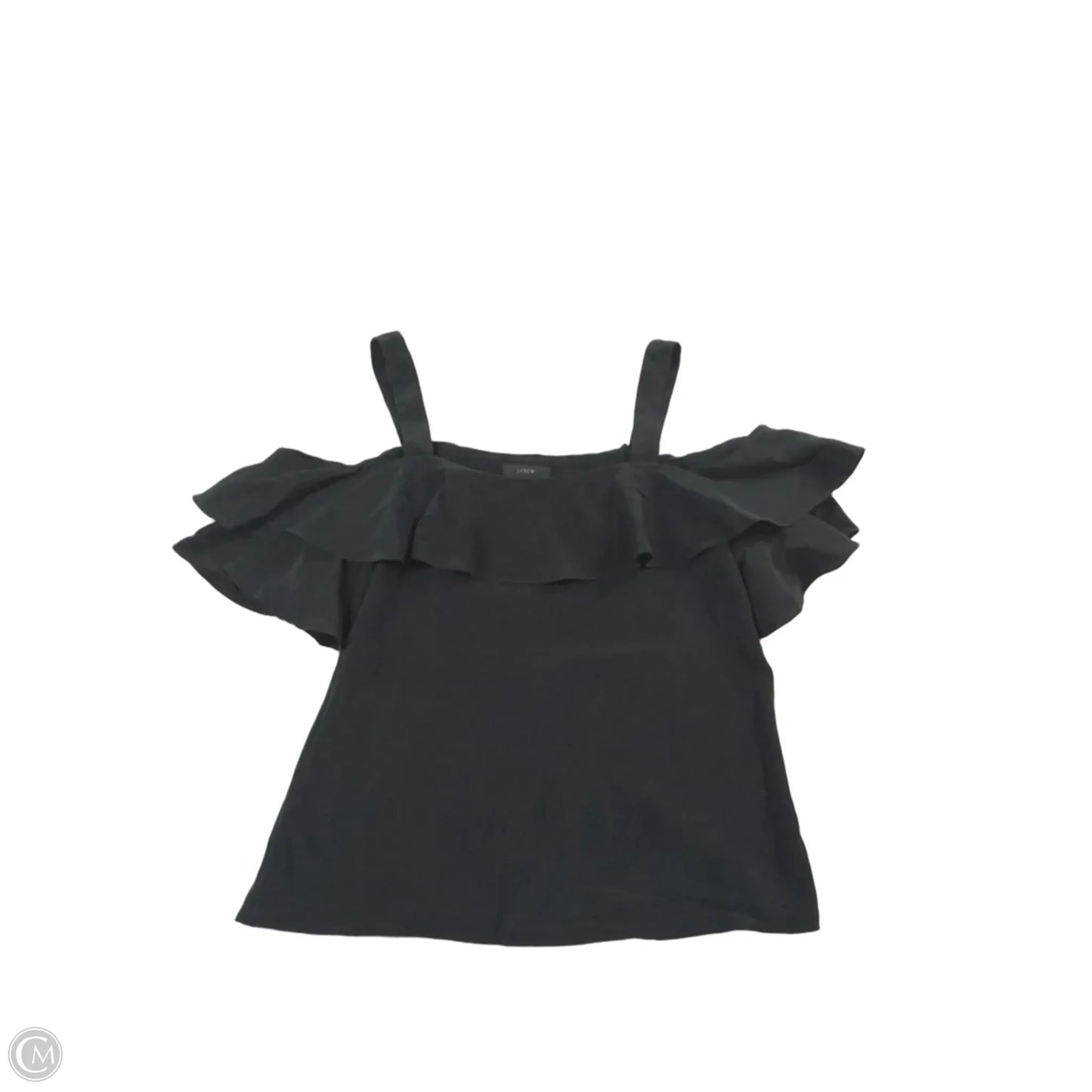 Top Short Sleeve By J. Crew In Black, Size: 6