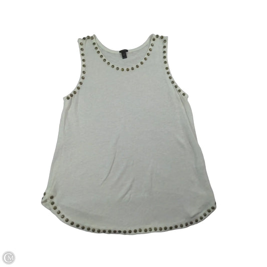 Top Sleeveless By J. Crew In White, Size: S