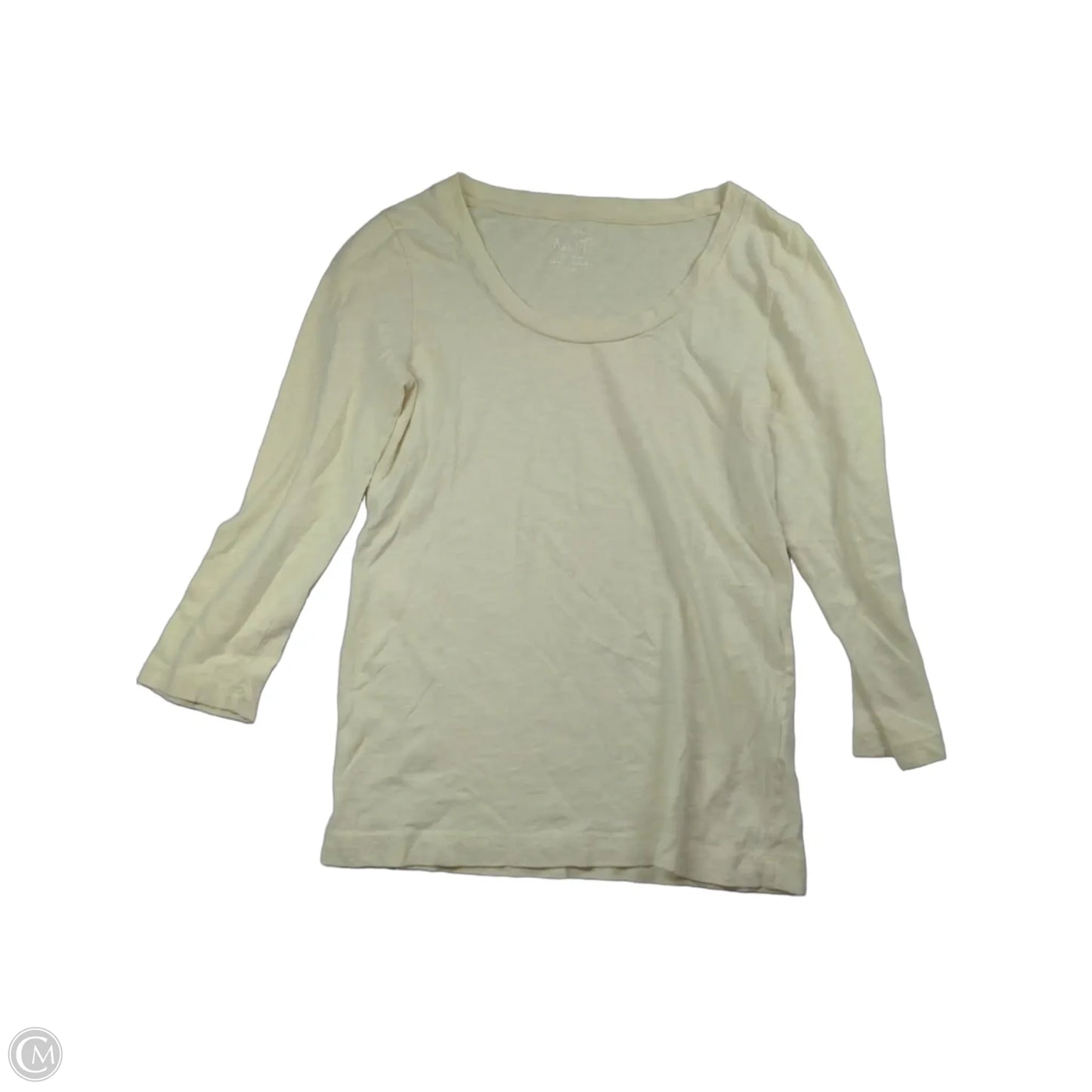 Top 3/4 Sleeve By J. Crew In Beige, Size: S