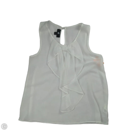 Top Sleeveless By Iz Byer In White, Size: M