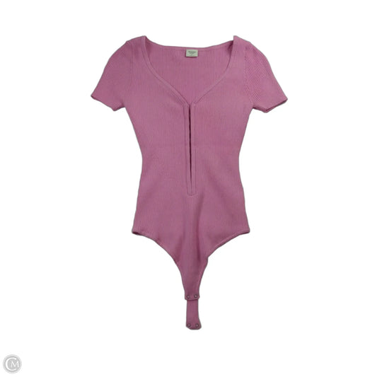 Bodysuit By Abercrombie And Fitch In Pink, Size: M
