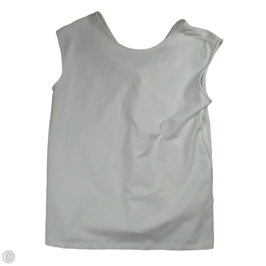 Top Sleeveless By Banana Republic In White, Size: M