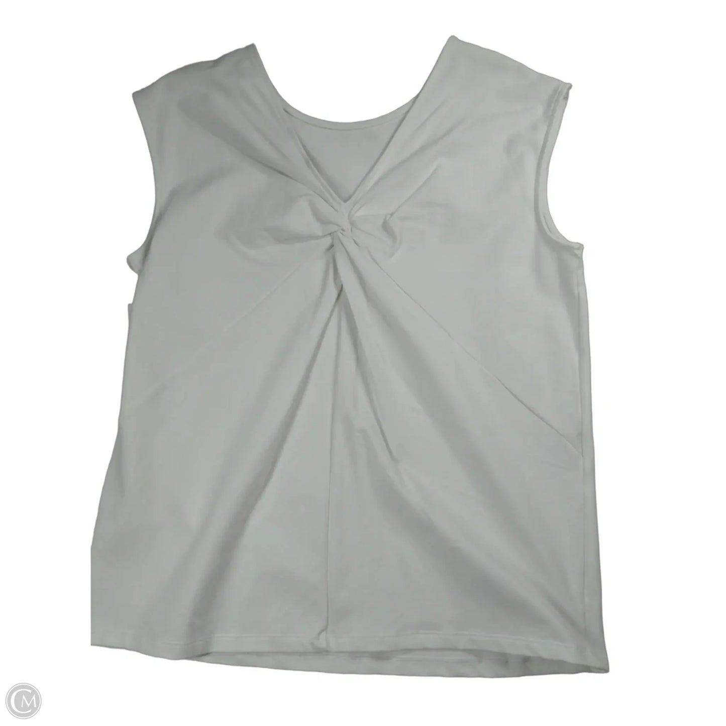 Top Sleeveless By Banana Republic In White, Size: M