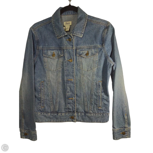 Jacket Denim By Bass In Blue Denim, Size: M