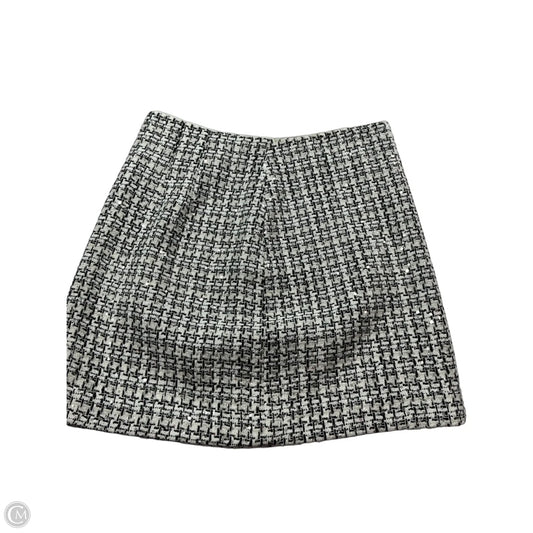 Skirt Midi By Loft In Black & White, Size: 2